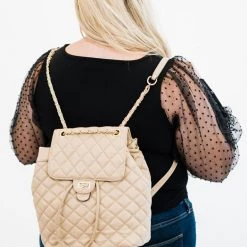 Levency Quilted Convertible Backpack New In