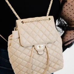 Levency Quilted Convertible Backpack New In