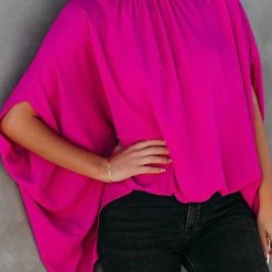 Levency Tie Back Cap Blouse New In