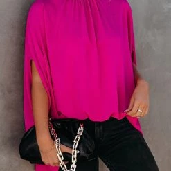 Levency Tie Back Cap Blouse New In