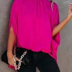 Levency Tie Back Cap Blouse New In