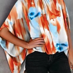 Levency Tie Back Cap Blouse New In