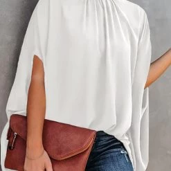 Levency Tie Back Cap Blouse New In