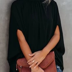 Levency Tie Back Cap Blouse New In