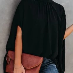 Levency Tie Back Cap Blouse New In