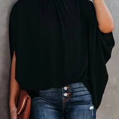 Levency Tie Back Cap Blouse New In