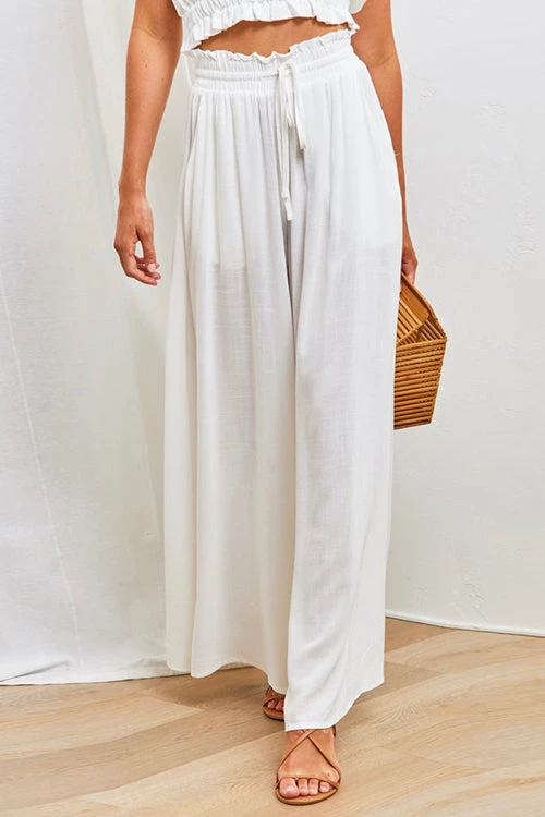 Levency New In Drawstring Wide Leg Pants 3 Levency New In Drawstring Wide Leg Pants