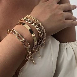Levency New In Simple 4PCS Layer Bracelets