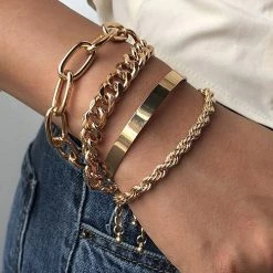 Levency New In Simple 4PCS Layer Bracelets