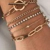 Levency New In OT Rhinestone Layer Bracelets