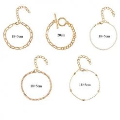 Levency New In OT Rhinestone Layer Bracelets