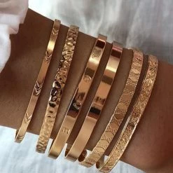 Levency Simple Open Layer Bracelets