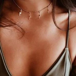 Levency Lightning Tassels Necklace