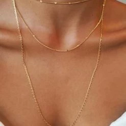Levency New In Simple Layer Necklace