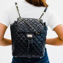 Levency Quilted Convertible Backpack New In