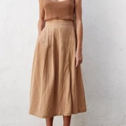 Levency Pleated A Line Skirts New In