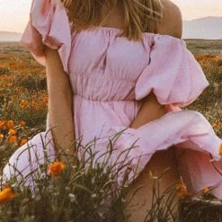 Levency New In Off Shoulder Puff Sleeve Mini Dress