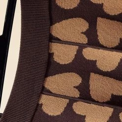 Levency Full Of Love A-Line Knit Midi Skirt New In