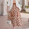 Levency Full Of Love A-Line Knit Midi Skirt New In