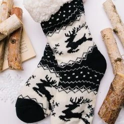 Levency Fuzzy Holiday Socks New In
