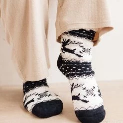 Levency Fuzzy Holiday Socks New In