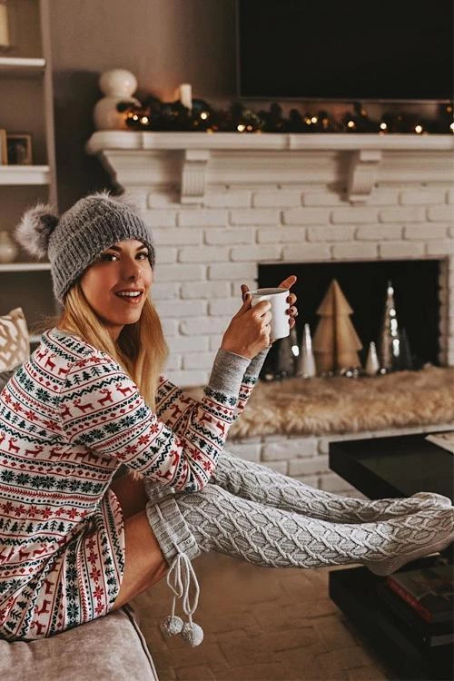 Levency Thigh High Comfy Warm Socks 2 Levency Thigh High Comfy Warm Socks