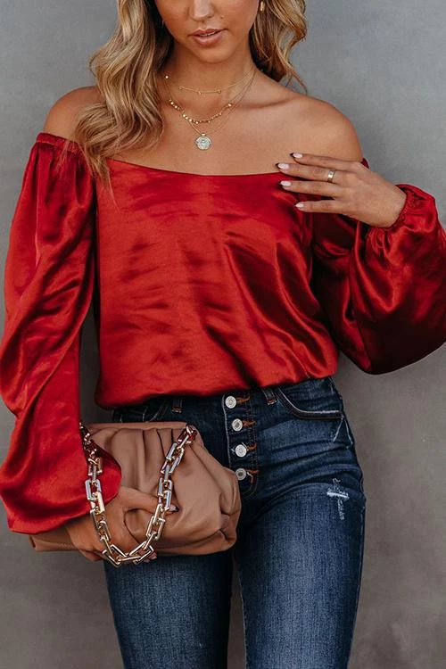 Levency New In Off The Shoulder Silky Top 7 Levency New In Off The Shoulder Silky Top