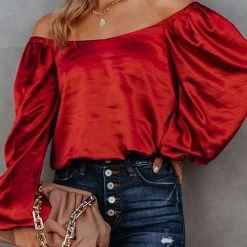 Levency New In Off The Shoulder Silky Top 25 Levency New In Off The Shoulder Silky Top