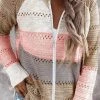 Levency Gradient Zipper Hoodie Cardigan New In
