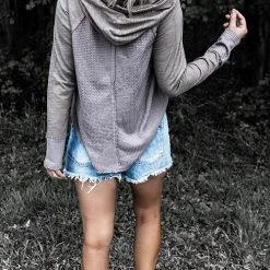 Levency New In Patchwork Drawstring Hoodie