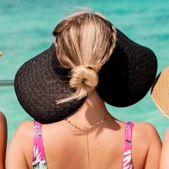 Levency Foldable Beach Straw Hat 27 Levency Foldable Beach Straw Hat