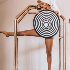 Levency Stripe Straw Hat