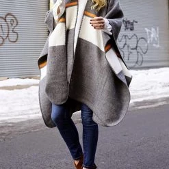 Levency New In Wear A Blanket Poncho