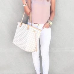 Levency Check Tote Handbag With Clutch Wallet New In