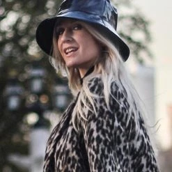 Levency New In PU Bucket Hat