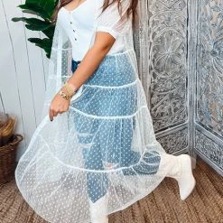 Levency Polka Dot Button Up Short Sleeve Coat 13 Levency Polka Dot Button Up Short Sleeve Coat