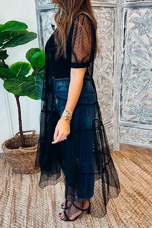 Levency Polka Dot Button Up Short Sleeve Coat 9 Levency Polka Dot Button Up Short Sleeve Coat