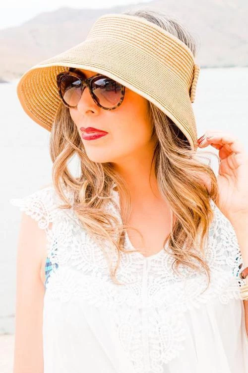 Levency Foldable Beach Straw Hat 14 Levency Foldable Beach Straw Hat