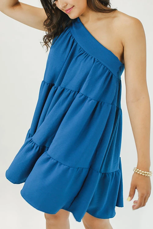 Levency One Shoulder Asymmetry Mini Dress New In 2 Levency One Shoulder Asymmetry Mini Dress New In