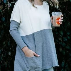 Levency New In Get Comfortable Double Pocket Sweater 34 Levency New In Get Comfortable Double Pocket Sweater