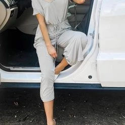 Levency New In One Shoulder Short Sleeve Jumpsuit 16 Levency New In One Shoulder Short Sleeve Jumpsuit