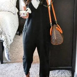 Levency New In Pockets Slip Jumpsuit