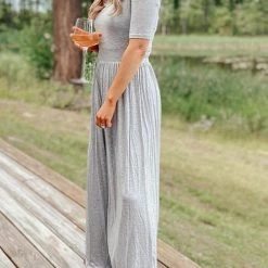 Levency U Neck Short Sleeve Loose Jumpsuit New In