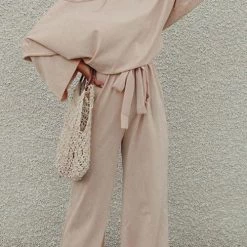 Levency New In Short Sleeve Knot Jumpsuit 28 Levency New In Short Sleeve Knot Jumpsuit