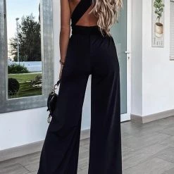 Levency Cross Sleeveless Jumpsuit