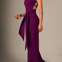 Levency Knot Backless Slip Jumpsuits