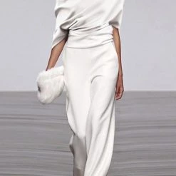 Levency New In Dew Shoulder Swing Jumpsuits