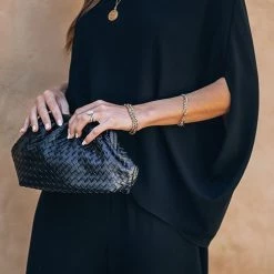 Levency New In One Shoulder Bat Jumpsuits