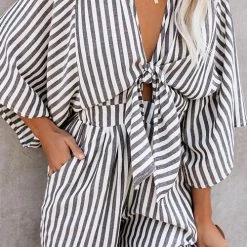 Levency New In Print Bat Knot Romper