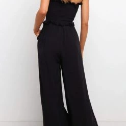 Levency Strapless Shirred Bodice Jumpsuits New In
